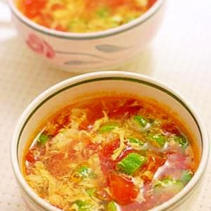 Sugaちゃんのトマ・たまスープ